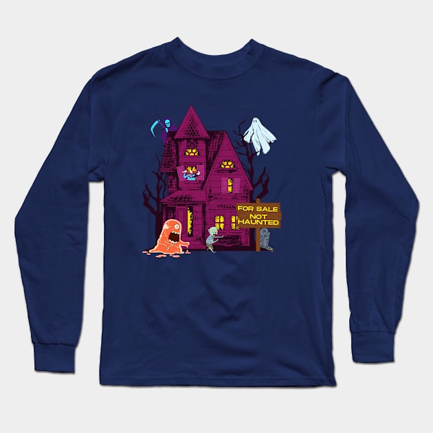 Not Haunted Long Sleeve T-Shirt by Artsy2Day